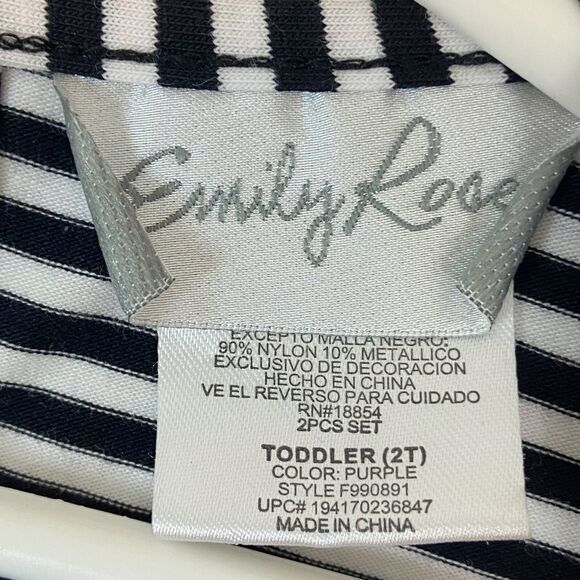 Emily Rose Dress Girls 2T Tulle Tutu Halloween Sugar Skull Pumpkin Trick Treat - Picture 4 of 5